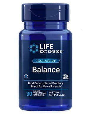 FLORASSIST  Balance 30 liquid veg capsules LIFE Extension