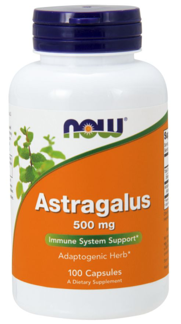 ASTRAGALUS 500mg 100 CAPS NOW Foods