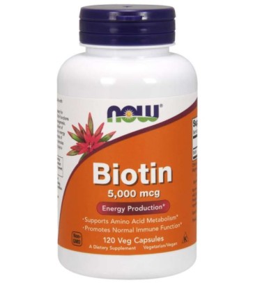 Biotin 5.000 120s NOW Foods