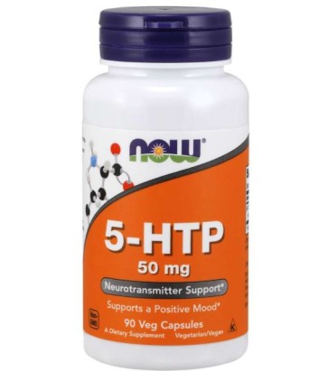 5 HTP 50mg 90 vcaps Now Foods