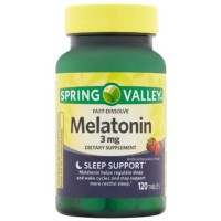 Melatonina 3mg 120 tabs Spring Valley - validade 10/2021
