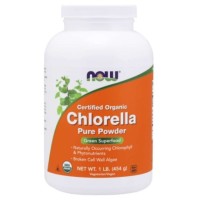 Chlorella Powder, Organic 454g Now foods