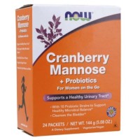 Cranberry Mannose + Probiotics 20 Packets for women Now foods