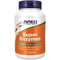 Super Enzymes 90 Capsules Now foods
