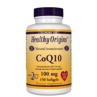 Coq10 100mg Healthy Origins 150 Softgels HEALTHY Origins