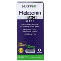 Melatonin Advanced Sleep 10mg Tab-60 NATROL Vencimento 31/12/21