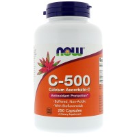 Vitamina C 500 Calcium ASCOR.. 250 caps NOW Foods
